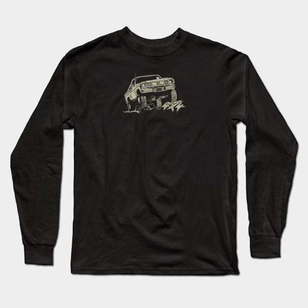 Ford truck Long Sleeve T-Shirt by Saturasi